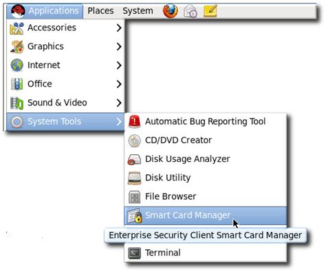 red hat smart card manager|4.2. Launching the Smart Card Manager UI .